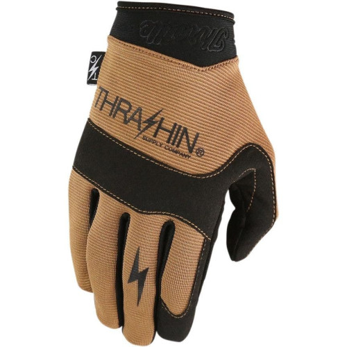 PartzBiz HD: 4402407-Thrashin Supply Company Tan Covert V2 Motorcycle Gloves