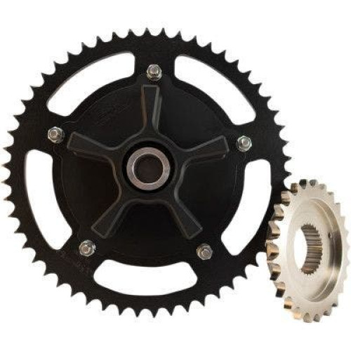 PartzBiz HD: 4402205-Trask TM-2903 Sprocket Conversion Kit Cush Drive Harley FL Touring 09-Up 1210-2458 12102458 electra road glide tour street milwaukee eight best for buy heritage slim fat boy bob deluxe sport glide pipe silencer muffler header