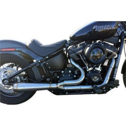 PartzBiz HD DS18002475 - Trask TM-5052 Stainlesss 2-1 Assault Exhaust Full System Harley Softail M8 18-Up 1800-2475 18002475 miwaukeeแปดที่ดีที่สุดสำหรับเฮอริเทจSlim Fat Boy Bob Deluxe Sport Glideท่อSilencerท่อไอเสียส่วนหัว