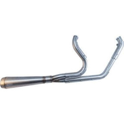 PartzBiz HD DS18002494 - Trask TM-5060 Stainless 2-1 Assault Exhaust Full System Harley Softail TC 00-17 1800-2495 1800 2495 twin cam milwaukeeแปดที่ดีที่สุดสำหรับเฮอริเทจ slim fat boy bob deluxe sport glide ท่อ Silencer muffler header
