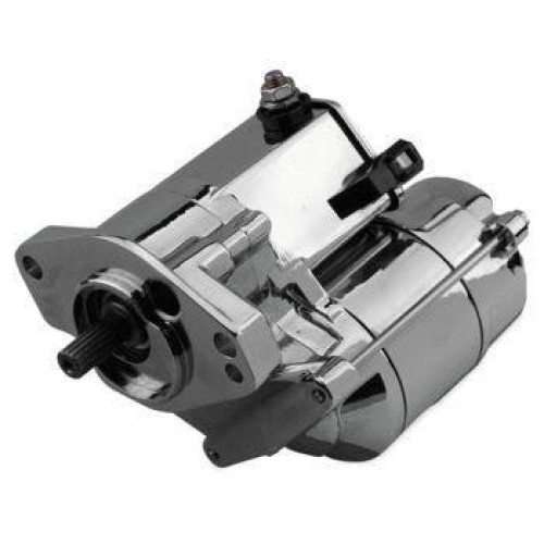 PartzBiz HD: 4402133-Twin Power 215507 Starter Motor 1.4 kW Chrome Harley Big Twin 89-06 OE 31552-89A