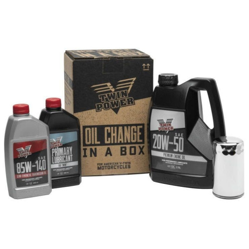 PartzBiz HD: 4402107-Twin Power 539047 Premium 20W50 Oil Change-In-A-Box 84-99 Harley Evo Big Twin Touring Dresser Bagger Softail Dyna PartzBiz HD: 4402107-Twin Power 539047 Premium 20W50 Oil Change-In-A-Box 84-99 Harley Evo Big Twin Touring Dresser Bagger Softail Dyna