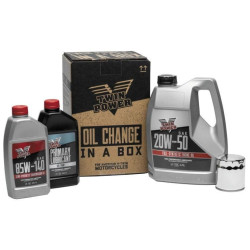 PartzBiz HD TR539048 - Twin Power 539048 Synthetic 20W50 Oil Change-In-A-Box 84-99 Harley Evo Big Twin Touring Dresser Bagger Softail Dyna PartzBiz HD TR539048 - Twin Power 539048 Synthetic 20W50 Oil Change-In-A-Box 84-99 Harley Evo Big Twin Touring Dresser Bagger Softail Dyna