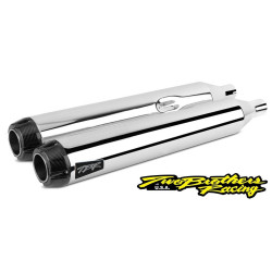 PartzBiz HD TBR005-4550499D - Two Brothers 005-4550499D Chrome Comp-S Shorty 2-1 Dual Slip On 17-19 Harley M8 597728 2 in 1 Performance หัวท่อไอเสียเซรามิคสแตนเลสขัดเงา PartzBiz HD TBR005-4550499D - Two Brothers 005-4550499D Chrome Comp-S Shorty 2-1 Dual Slip On 17-19 Harley M8 597728 2 in 1 Performance หัวท่อไอเสียเซรามิคสแตนเลสขัดเงา