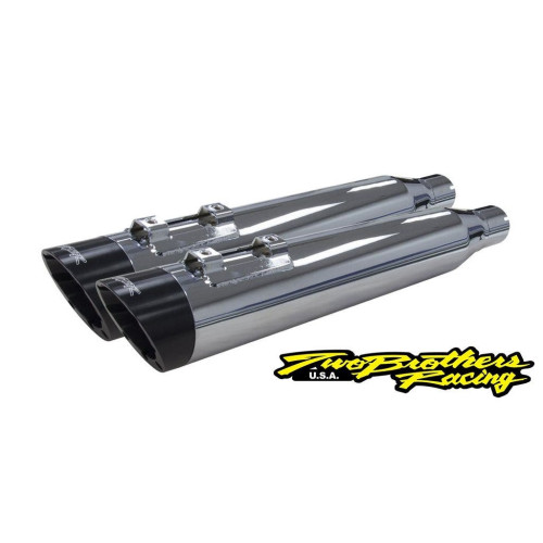 PartzBiz HD: 4402010-Two Brothers 005-4560499D-S Chrome Comp-S Shorty 2-1 Dual Slip On 17-19 Harley M8 597015 2 into 1 performance headers exhaust ceramic polished stainless steel PartzBiz HD: 4402010-Two Brothers 005-4560499D-S Chrome Comp-S Shorty 2-1 Dual Slip On 17-19 Harley M8 597015 2 into 1 performance headers exhaust ceramic polished stainless steel