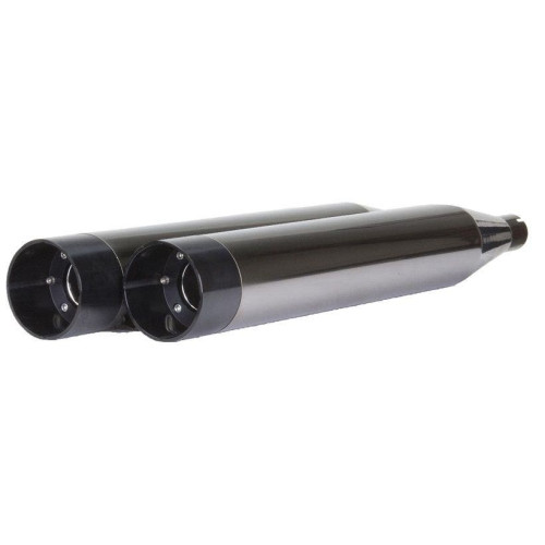 PartzBiz HD: 4402011-Two Brothers 005-456D-BC Black Chrome Slip On Mufflers 17-19 Harley Touring FLH FLT custom exhaust upgrade PartzBiz HD: 4402011-Two Brothers 005-456D-BC Black Chrome Slip On Mufflers 17-19 Harley Touring FLH FLT custom exhaust upgrade