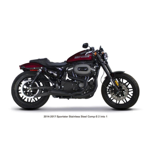 PartzBiz HD: 4402013-Two Brothers 005-4580199-B Black Comp-S 2-Into-1 Full System 14-19 Sportster 597714 fatbob fatboy breakout fat tire wide exhaust harley davidson PartzBiz HD: 4402013-Two Brothers 005-4580199-B Black Comp-S 2-Into-1 Full System 14-19 Sportster 597714 fatbob fatboy breakout fat tire wide exhaust harley davidson