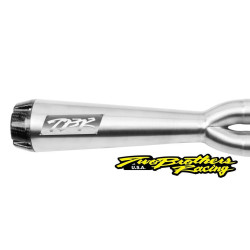 PartzBiz HD TBR005-4580199 - Two Brothers 005-4580199 Stainless Comp-S 2-Into-1 Full System 14-19 Sportster 597713  fatbob fatboy breakout fat tire wide exhaust harley davidson