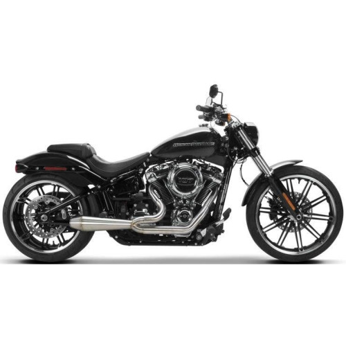 PartzBiz HD: 4401975-Two Brothers 005-4990199 Stainless 2-Into-1 Gen-II Exhaust 18-19 Harley Softail FXBR; DR; & FLFB Milwaukee-8 597698 PartzBiz HD: 4401975-Two Brothers 005-4990199 Stainless 2-Into-1 Gen-II Exhaust 18-19 Harley Softail FXBR; DR; & FLFB Milwaukee-8 597698