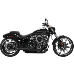 PartzBiz HD TBR005-5120199-B - Two Brothers Black Comp-S 2-n-1 Turnout Exhaust System Harley Softail 18-19 597023 005-5120199-B 930-02075 PartzBiz HD TBR005-5120199-B - Two Brothers Black Comp-S 2-n-1 Turnout Exhaust System Harley Softail 18-19 597023 005-5120199-B 930-02075