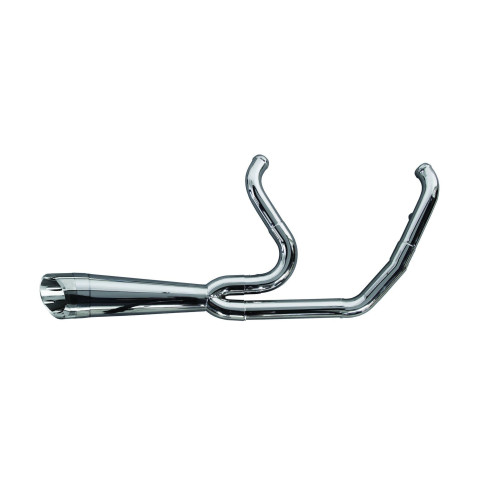 PartzBiz HD: 4401953-Two Brothers Polished Comp-S 2-n-1 Turnout Exhaust System Harley Touring 17-19 597021  930-02046 005-5130199-P