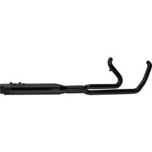 PartzBiz HD: 4401915-Two Brothers Racing 2-in-1 Comp-S Ghost Pipe สีดำ สีดำ Harley M8 FLH/T 597780 930-02151 005-46402-B 2 in 1 Performance เฮดเดอร์ ท่อไอเสีย เซรามิค สแตนเลสขัดเงา milwaukeeแปด electra road street glide cvo อัพเกรด best for davidson