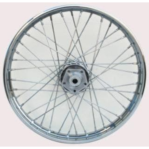 PartzBiz HD: 4401814-Ultima 36-309 Chrome 40 Spoke 21 x 1.85" Front Wheel Dual Disc Harley FXWG 80-99 chopper classic old school wire custom bagger replacement best for performance motorcycle