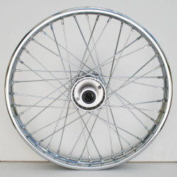 PartzBiz HD MW36-328 - Ultima 36-328 Chrome 40 Spoke 21 x 2.15" Front Wheel Harley FL 84-99 chopper classic old school wire custom bagger replacement best for performance motorcycle PartzBiz HD MW36-328 - Ultima 36-328 Chrome 40 Spoke 21 x 2.15" Front Wheel Harley FL 84-99 chopper classic old school wire custom bagger replacement best for performance motorcycle