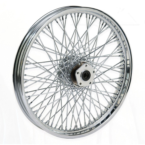PartzBiz HD: 4401794-Ultima 36-498 Chrome 80 Spoke Front Wheel w/ Billet Hub 21”x 3.50” 1" Axle dual disc PartzBiz HD: 4401794-Ultima 36-498 Chrome 80 Spoke Front Wheel w/ Billet Hub 21”x 3.50” 1" Axle dual disc