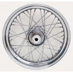 PartzBiz HD MW36-605 - Ultima 36-605 Chrome 40 Spoke 16 x 3.5 Rear Wheel Single Disc Harley FLH 72-84 SOFTAIL Touring chopper classic old school wire custom bagger replacement best for performance motorcycle PartzBiz HD MW36-605 - Ultima 36-605 Chrome 40 Spoke 16 x 3.5 Rear Wheel Single Disc Harley FLH 72-84 SOFTAIL Touring chopper classic old school wire custom bagger replacement best for performance motorcycle