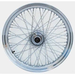 PartzBiz HD MW36-752 - Ultima 36-752 Chrome 60 Spoke 21x3.25 ล้อหน้า Billet 84-99 Harley Davidson Softail Dyna XL FX FLS FLST FXD FXDWG chopper classic old school wire custom bagger replacement best for Performance Motorcycle PartzBiz HD MW36-752 - Ultima 36-752 Chrome 60 Spoke 21x3.25 ล้อหน้า Billet 84-99 Harley Davidson Softail Dyna XL FX FLS FLST FXD FXDWG chopper classic old school wire custom bagger replacement best for Performance Motorcycle