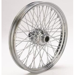PartzBiz HD MW36-961 - Ultima 36-961 Chrome 60 Spoke ล้อหน้า w/ Billet Hub 21 x 2.15 Harley Custom Chopper อัพเกรดเปลี่ยนขอบ Spokes Softail PartzBiz HD MW36-961 - Ultima 36-961 Chrome 60 Spoke ล้อหน้า w/ Billet Hub 21 x 2.15 Harley Custom Chopper อัพเกรดเปลี่ยนขอบ Spokes Softail