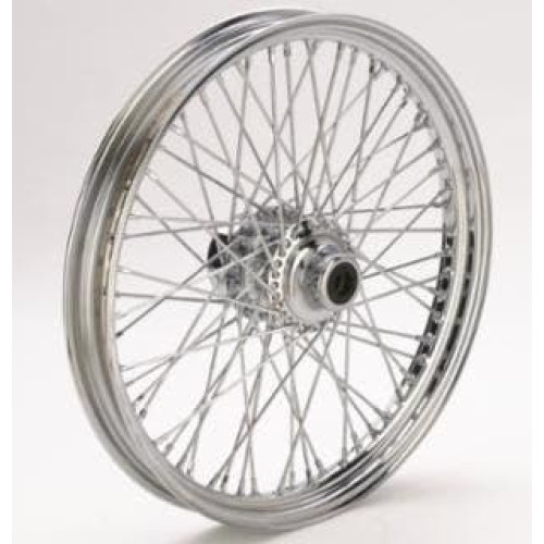 PartzBiz HD: 4401783-Ultima 36-961 Chrome 60 Spoke ล้อหน้า w/ Billet Hub 21 x 2.15 Harley Custom Chopper อัพเกรดเปลี่ยนขอบ Spokes Softail