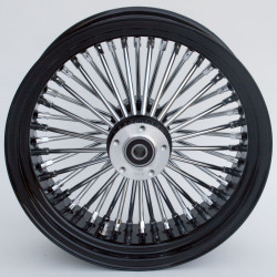PartzBiz HD MW37-539 - Ultima 37-539 Black Fat King 48 Spoke ล้อหลัง 16 ”x5.5” Custom Harley PartzBiz HD MW37-539 - Ultima 37-539 Black Fat King 48 Spoke ล้อหลัง 16 ”x5.5” Custom Harley