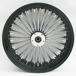 PartzBiz HD MW37-547 - Ultima 37-547 Black Fat King 48 Spoke ล้อหลัง 17 ”x6” Custom Harley PartzBiz HD MW37-547 - Ultima 37-547 Black Fat King 48 Spoke ล้อหลัง 17 ”x6” Custom Harley