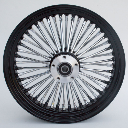PartzBiz HD: 4401726-Ultima 37-538 Black Fat King 48 Spoke Rear Wheel 16"x3.5" Custom Harley