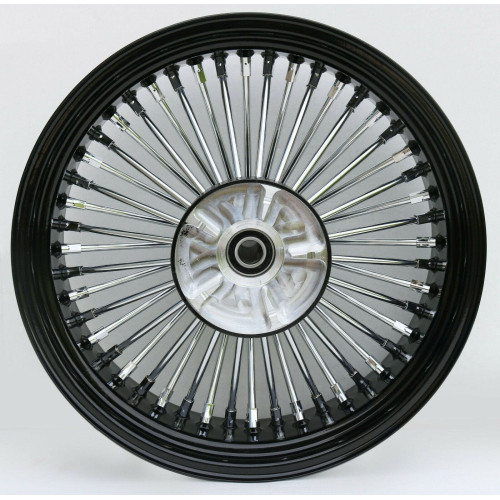 PartzBiz HD: 4401729-Ultima 37-581 Black & Chrome 48 King Spoke 18" x 5.5" Rear Wheel Cush Harley touring electra road glide tri tour king PartzBiz HD: 4401729-Ultima 37-581 Black & Chrome 48 King Spoke 18" x 5.5" Rear Wheel Cush Harley touring electra road glide tri tour king