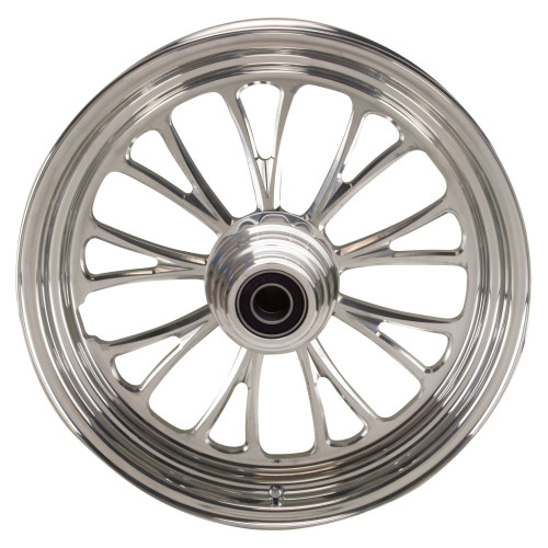 PartzBiz HD: 4401707-Ultima 37-625 Polished Manhattan Aluminum Front Wheel 16"x3.5" Dual Rotor