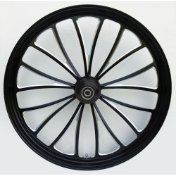 PartzBiz HD MW37-660 - ล้อหน้าอลูมิเนียม Ultima 37-627 Black Manhattan 26”x3.5” Single Rotor PartzBiz HD MW37-660 - ล้อหน้าอลูมิเนียม Ultima 37-627 Black Manhattan 26”x3.5” Single Rotor
