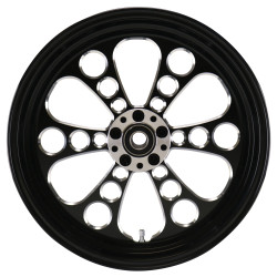 PartzBiz HD MW37-653 - Ultima 37-653 Kool Kat 18 ”x3.5 ” Black Cut CNC ล้อหลัง มอเตอร์ไซค์ Harley PartzBiz HD MW37-653 - Ultima 37-653 Kool Kat 18 ”x3.5 ” Black Cut CNC ล้อหลัง มอเตอร์ไซค์ Harley