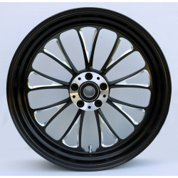 PartzBiz HD MW37-671 - ล้อหน้าอลูมิเนียม Ultima 37-671 Black Manhattan 16 ”x3.5” Dual Rotor PartzBiz HD MW37-671 - ล้อหน้าอลูมิเนียม Ultima 37-671 Black Manhattan 16 ”x3.5” Dual Rotor