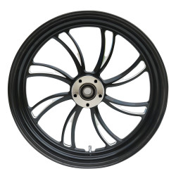 PartzBiz HD MW37-830 - Ultima 37-830 Black Cut Vortex Rear Motorcycle Wheel 18"x5.5" Custom Harley PartzBiz HD MW37-830 - Ultima 37-830 Black Cut Vortex Rear Motorcycle Wheel 18"x5.5" Custom Harley
