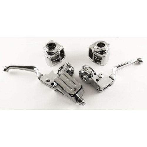 PartzBiz HD: 4401621-Ultima 47-707 Chrome Handlebar Control Kit 3/4" Bore MC 82-95 Harley Touring electra road glide king tour street upgrade replacement oe best for performance dual disc PartzBiz HD: 4401621-Ultima 47-707 Chrome Handlebar Control Kit 3/4" Bore MC 82-95 Harley Touring electra road glide king tour street upgrade replacement oe best for performance dual disc