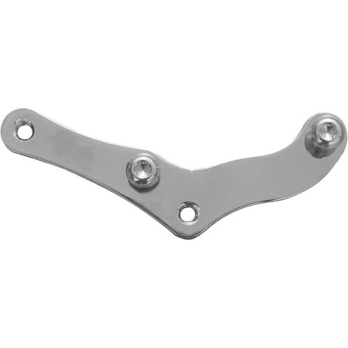 PartzBiz HD: 4401567-Ultima 90-809 Chrome Billet ด้านหน้า Caliper Hanger สำหรับ Harley รุ่น 84-99 CUSTOM Harley Touring Sportster softail Dyna Evolution TWIN CAM
