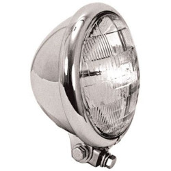 PartzBiz HD MU11016 - V-Factor Chrome 5 3/4" 5.75" Headlight Assembly Harley & Custom Chopper 12V PartzBiz HD MU11016 - V-Factor Chrome 5 3/4" 5.75" Headlight Assembly Harley & Custom Chopper 12V