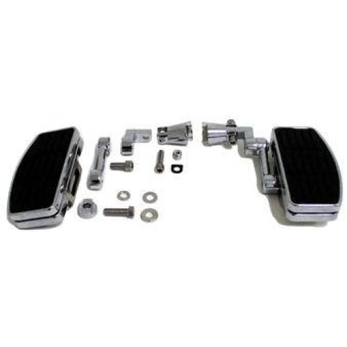 PartzBiz HD: 4401400-V-Factor Chrome Adjustable Passenger Mini Footboard Kit Harley Softail 84-99 PartzBiz HD: 4401400-V-Factor Chrome Adjustable Passenger Mini Footboard Kit Harley Softail 84-99