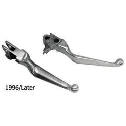 PartzBiz HD MU43036 - V-Factor Chrome ใบมีดกว้าง Power Grip มือสายคลัทช์ Harley 96-16 43036 PartzBiz HD MU43036 - V-Factor Chrome ใบมีดกว้าง Power Grip มือสายคลัทช์ Harley 96-16 43036