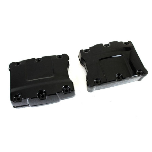 PartzBiz HD: 4401382-V-Twin 11-1086 Gloss Black Rocker Box Set Harley Twin Cam 88 FX FL 99-17 electra road street glide king fat boy bob slim deluxe softail dyna performance upgrade best for project chopper