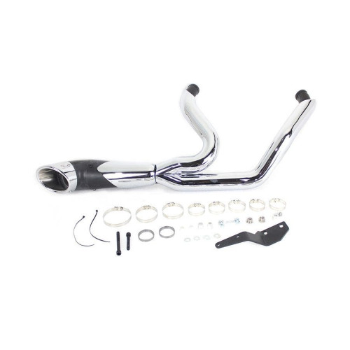 PartzBiz HD: 4401332-V-Twin 2-into-1 Exhaust Header Set Black Harley Milwaukee Eight 17-20 PartzBiz HD: 4401332-V-Twin 2-into-1 Exhaust Header Set Black Harley Milwaukee Eight 17-20