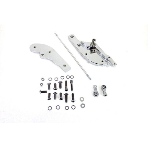 PartzBiz HD: 4401337-V-Twin 22-0133 Chrome 3 ” ชุดควบคุมการยื่นไปข้างหน้าแบบขยาย 18-Up Harley Softail PartzBiz HD: 4401337-V-Twin 22-0133 Chrome 3 ” ชุดควบคุมการยื่นไปข้างหน้าแบบขยาย 18-Up Harley Softail