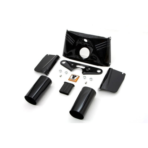 PartzBiz HD: 4401287-V-Twin 24-1464 Black Fork Cover Kit Hydra Glide style Harley FLH Panhead 49-59 bodywork wind shield deflector davidson electra road street glide king PartzBiz HD: 4401287-V-Twin 24-1464 Black Fork Cover Kit Hydra Glide style Harley FLH Panhead 49-59 bodywork wind shield deflector davidson electra road street glide king