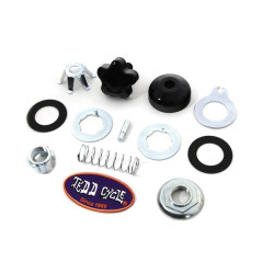 PartzBiz HD VT24-1461 - Todd's Cycle V-Twin 24-1461 ชุดแดมเปอร์โช้คสีดำ Harley FL G Panhead Shovelhead 49-73 ตัวถังรถบังลมบังลม davidson electra road street glide king