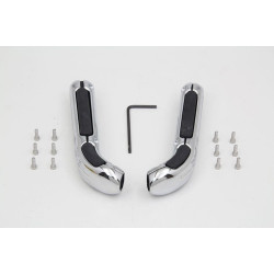 PartzBiz HD VT26-0872 - V-Twin 26-0872 ฝาครอบราวจับที่นั่งผู้โดยสารโครเมียม OEM 91668-05 FLH/T 99-13
