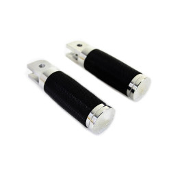 PartzBiz HD VT27-0493 - V-Twin 27-0493 Wyatt Gatling Polished Rider Footpeg Set Harley Softail M8 18-Up PartzBiz HD VT27-0493 - V-Twin 27-0493 Wyatt Gatling Polished Rider Footpeg Set Harley Softail M8 18-Up