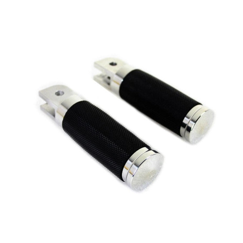 PartzBiz HD: 4401275-V-Twin 27-0493 Wyatt Gatling Polished Rider Footpeg Set Harley Softail M8 18-Up