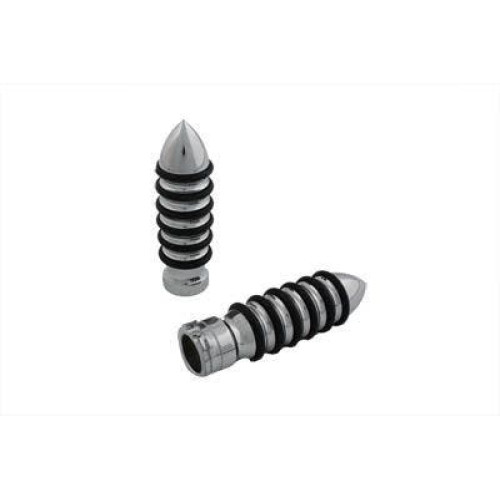 PartzBiz HD: 4401256-V-Twin 28-0588 Chrome Billet Rocket O-Ring Style Handlebar Grips Harley 82-17 PartzBiz HD: 4401256-V-Twin 28-0588 Chrome Billet Rocket O-Ring Style Handlebar Grips Harley 82-17
