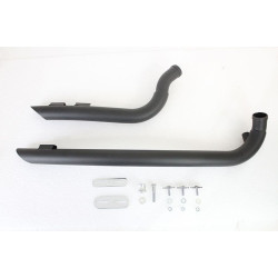 PartzBiz HD VT30-0008 - V-Twin 30-0008 Black Curved 2 ” Drag Pipes Exhaust Kit 07-17 Harley Softail FXST อะไหล่ใหม่ที่ดีที่สุด อัพเกรด loud straight headers bolt on Performance สปริงเกอร์ 2 นิ้ว คัสตอม bad boy night train deuce PartzBiz HD VT30-0008 - V-Twin 30-0008 Black Curved 2 ” Drag Pipes Exhaust Kit 07-17 Harley Softail FXST อะไหล่ใหม่ที่ดีที่สุด อัพเกรด loud straight headers bolt on Performance สปริงเกอร์ 2 นิ้ว คัสตอม bad boy night train deuce