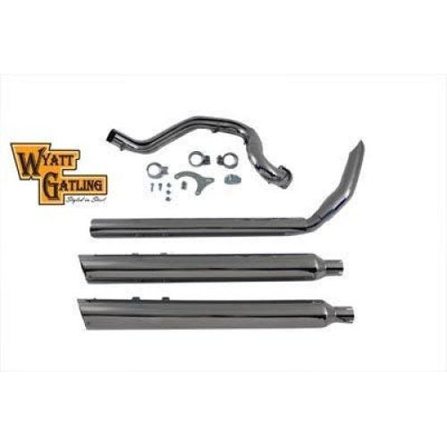 PartzBiz HD: 4401235-V-Twin 30-0608 Chrome Cross Over ท่อไอเสียระบบ Harley Touring FLT 95-08