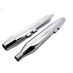 PartzBiz HD VT30-4044 - V-Twin 30-0639 ชุดท่อไอเสียพร้อมปลายเรียวยาวโครเมียม Harley FLT 95-16 electra road street glide king ดีที่สุดสำหรับการอัพเกรดท่อไอเสีย davidson เปลี่ยน OEM PartzBiz HD VT30-4044 - V-Twin 30-0639 ชุดท่อไอเสียพร้อมปลายเรียวยาวโครเมียม Harley FLT 95-16 electra road street glide king ดีที่สุดสำหรับการอัพเกรดท่อไอเสีย davidson เปลี่ยน OEM