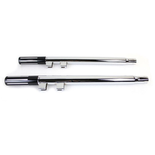 PartzBiz HD: 4401240-V-Twin 30-0658 Chrome Shotgun ส่วนต่อขยายท่อชุด Harley FLT Touring 95-16 PartzBiz HD: 4401240-V-Twin 30-0658 Chrome Shotgun ส่วนต่อขยายท่อชุด Harley FLT Touring 95-16